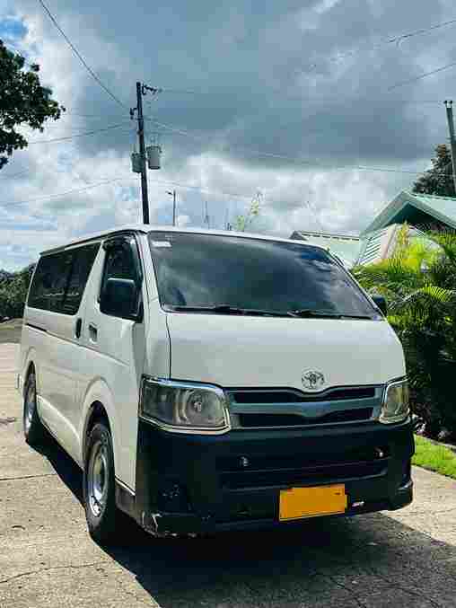 Front Angle of Van