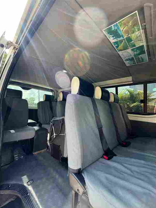Interior of Van