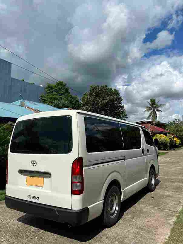 Back Angle of Van